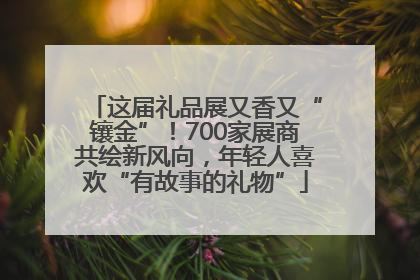 这届礼品展又香又“镶金”！700家展商共绘新风向，年轻人喜欢“有故事的礼物”