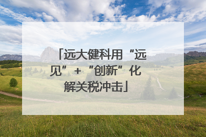 远大健科用“远见”+“创新”化解关税冲击