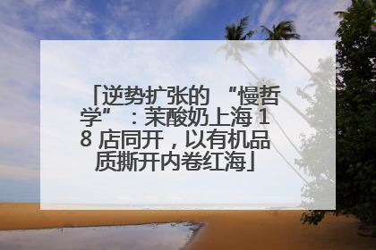 逆势扩张的 “慢哲学”：茉酸奶上海 18 店同开，以有机品质撕开内卷红海