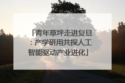 青年草坪走进复旦：产学研用共探人工智能驱动产业进化