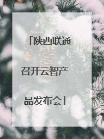 陕西联通召开云智产品发布会