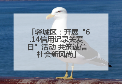 驿城区：开展“6.14信用记录关爱日”活动 共筑诚信社会新风尚
