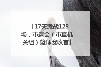 17天激战128场，市运会（市直机关组）篮球赛收官