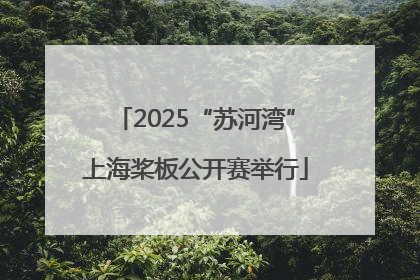 2025“苏河湾”上海桨板公开赛举行
