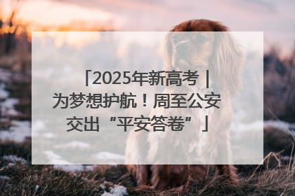 2025年新高考｜为梦想护航！周至公安交出“平安答卷”