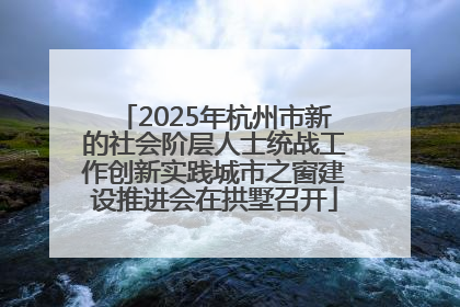 2025年杭州市新的社会阶层人士统战工作创新实践城市之窗建设推进会在拱墅召开