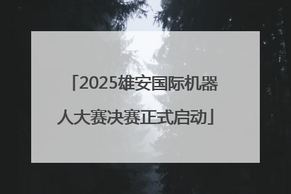 2025雄安国际机器人大赛决赛正式启动
