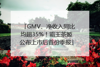 GMV、净收入同比均超35%！霸王茶姬公布上市后首份季报